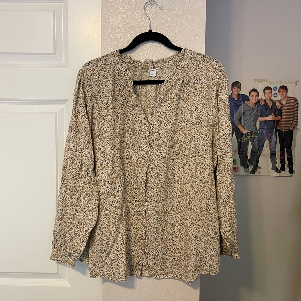 Old Navy Sunflower Blouse